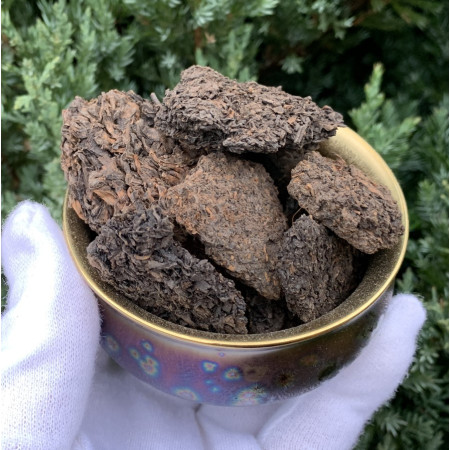 Шу пуэр Lao Cha Tou старые чайные головы 2005 года - 100 г